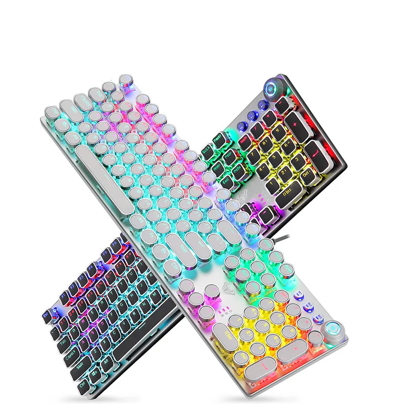 Игровая механическая клавиатура с RGB подсветкой плакировка подсветка защита от
