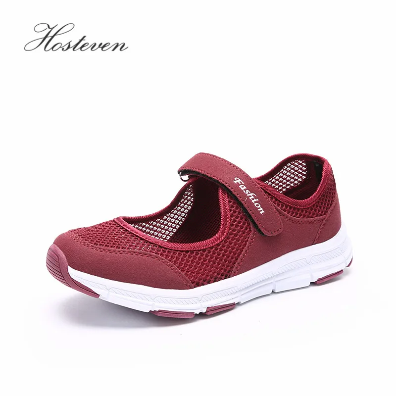 Hosteven Women Shoes Sneakers Sport Flats Fashion Casual Shoes Walking Spring Summer Loafers Breathable Air Mesh Walking Shoes