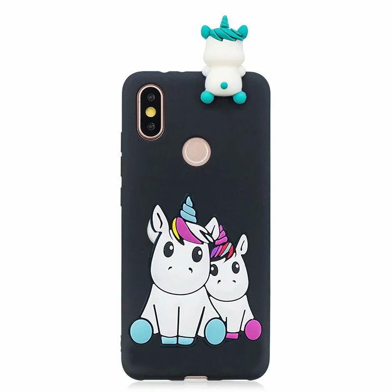 astounding  For Cubot X19 J3 X18 P20 J3Pro Case Unicorn Soft Silicone 3D Dolls Toy Cover on For Cubot Power X18