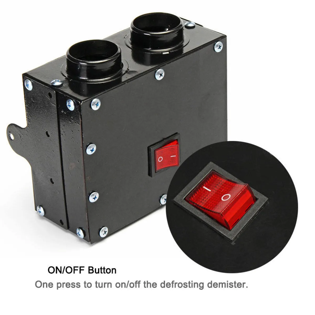 12V 24V 300W фары для автомобиля грузовика подогреватель с двумя отверстиями обогревателем вентилятор окна Demister-24 V