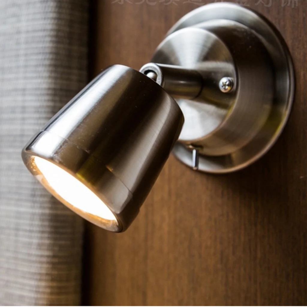 

RV Reading Light LED - Interior Reading Light for RV Boats Yachts Camper , Waterproof Reading Lamp, Brushed Nickel, Warm White