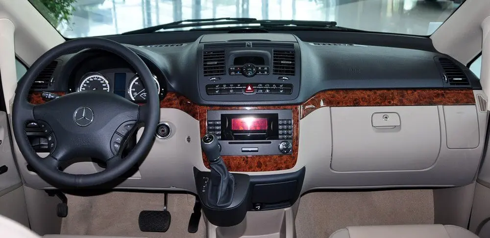 Top OZGQ Android 7.1 Car DVD Player For Mercedes-Benz W639 Vito Viano Valente V-Class 2006-2014 Auto GPS BT Radio TV Audio Stereo 3