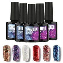 ROSALIND 10 мл vernis a ongle nagellak блестки бриллианты Гель-лак для ногтей Гель-лак для нейл-арта УФ светодиодный Гель-лак esmalte para unha