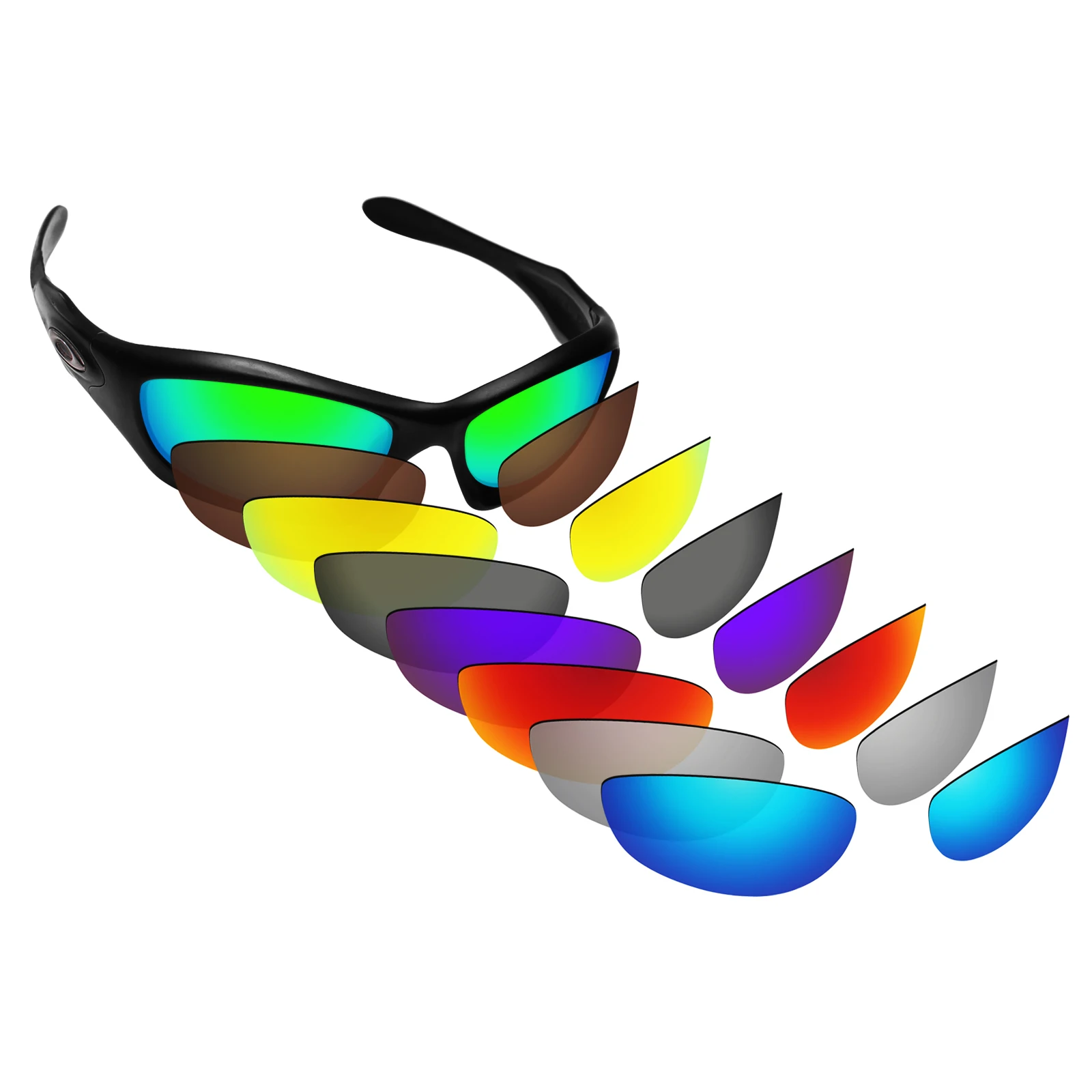 Lenti Di Ricambio Polarizzate Millerswap Per Telaio Per Cani Oakley Monster-Varietà