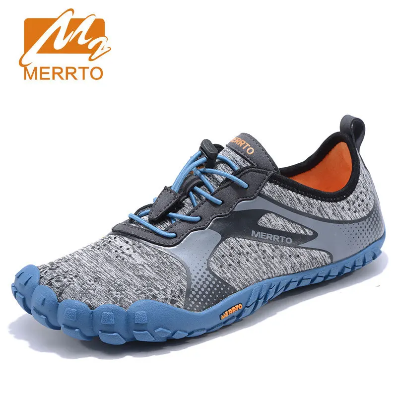 

MERRTO Men Anti Skid Outsole Five Finger Toes Quick Drying Outdoor Waking Shoe Slip Resistant Breathable Lightweight 5 Toe Shoes
