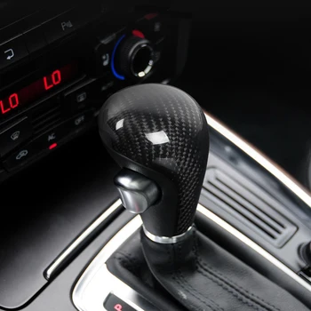 

1 PCS Interior Carbon Fiber Gear Shifter Decorative Frame Cover Trim For Audi A4 09-12/ A5 08-10/ A6 05-11/ Q5 09-12/ Q7 06-12