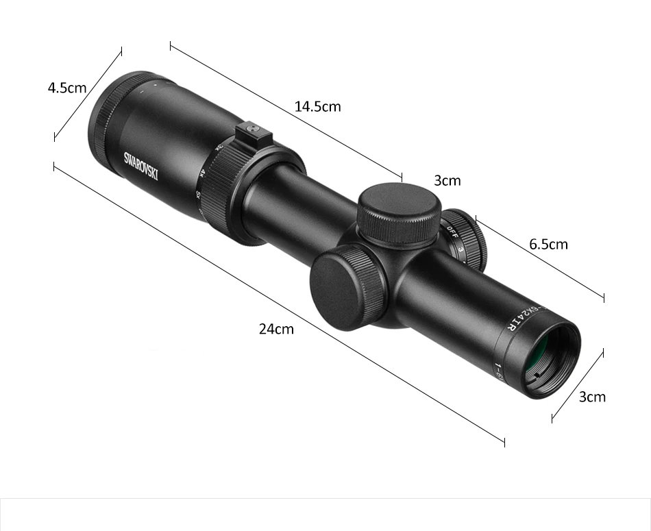 Swarovskl 1-6x24 IRZ3 F101 круглый точечный пунктуационный охотничий прицел дифференциационный прицел стеклянный прицел