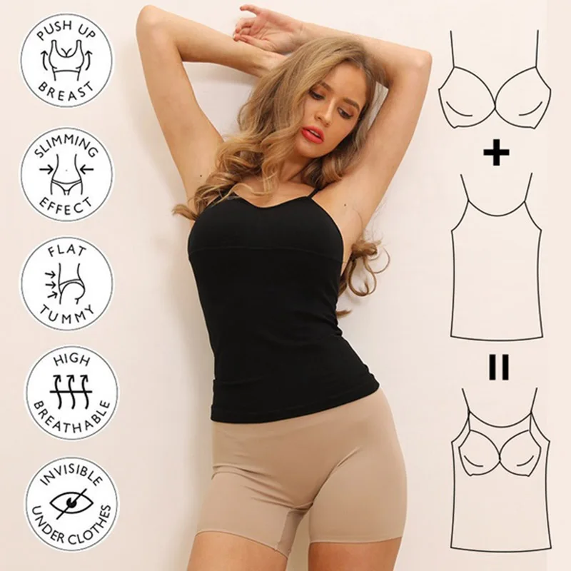 Body Shaper With Built-in Bra