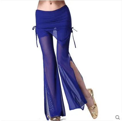 

New belly dance costumes senior sexy gauze waist belly dance pants for women belly dance trousers