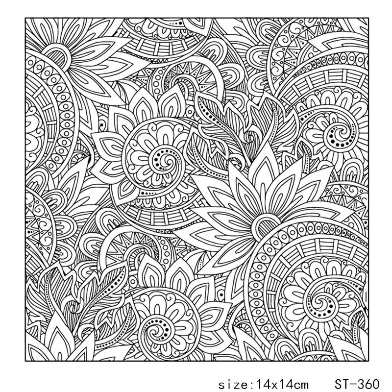 

ZhuoAng Vintage Flower Rubber Clear Stamps and Cutting Dies Set for Scrapbooking Photo Album Card Making DIY Decoration Supp