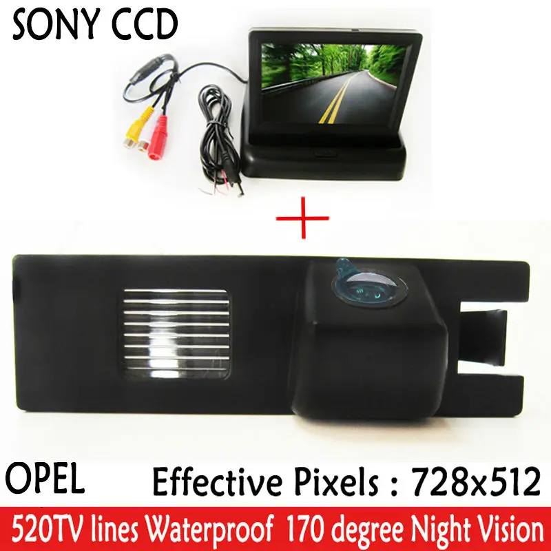 SONY CCD Car Rearview Parking font b Camera b font With 4 3 Inch LCD Monitor