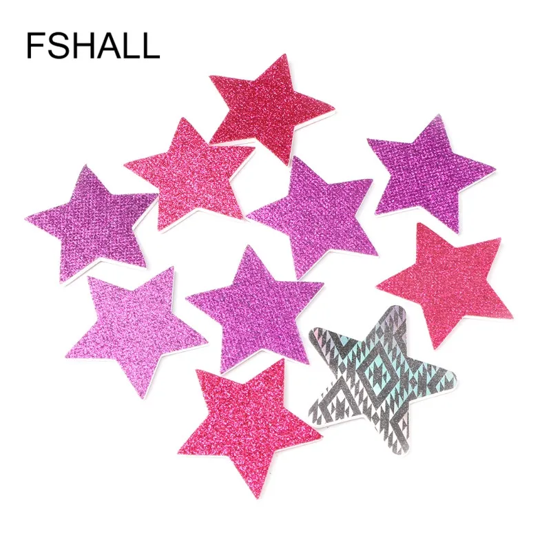 

Random color Star Shape Buffer Sanding Buffering Files Manicure Sequins Bling Printing Decorative Design Cheap Nail Art Tips