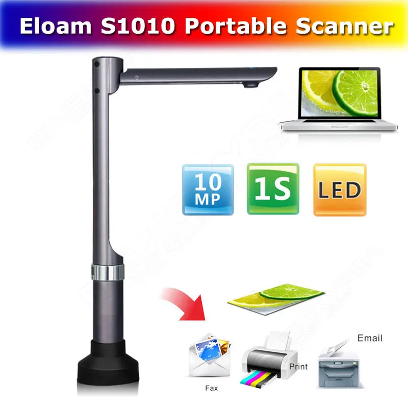 

Free shipping!S1010 High Speed A4 A5 Office Bank Document 10M Pixel Portable Cam Scanner Visualizer
