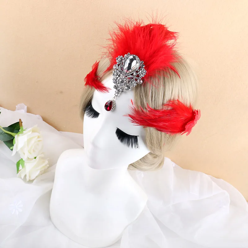 hot sale hair feather kit beautiful hair accessories flower feather