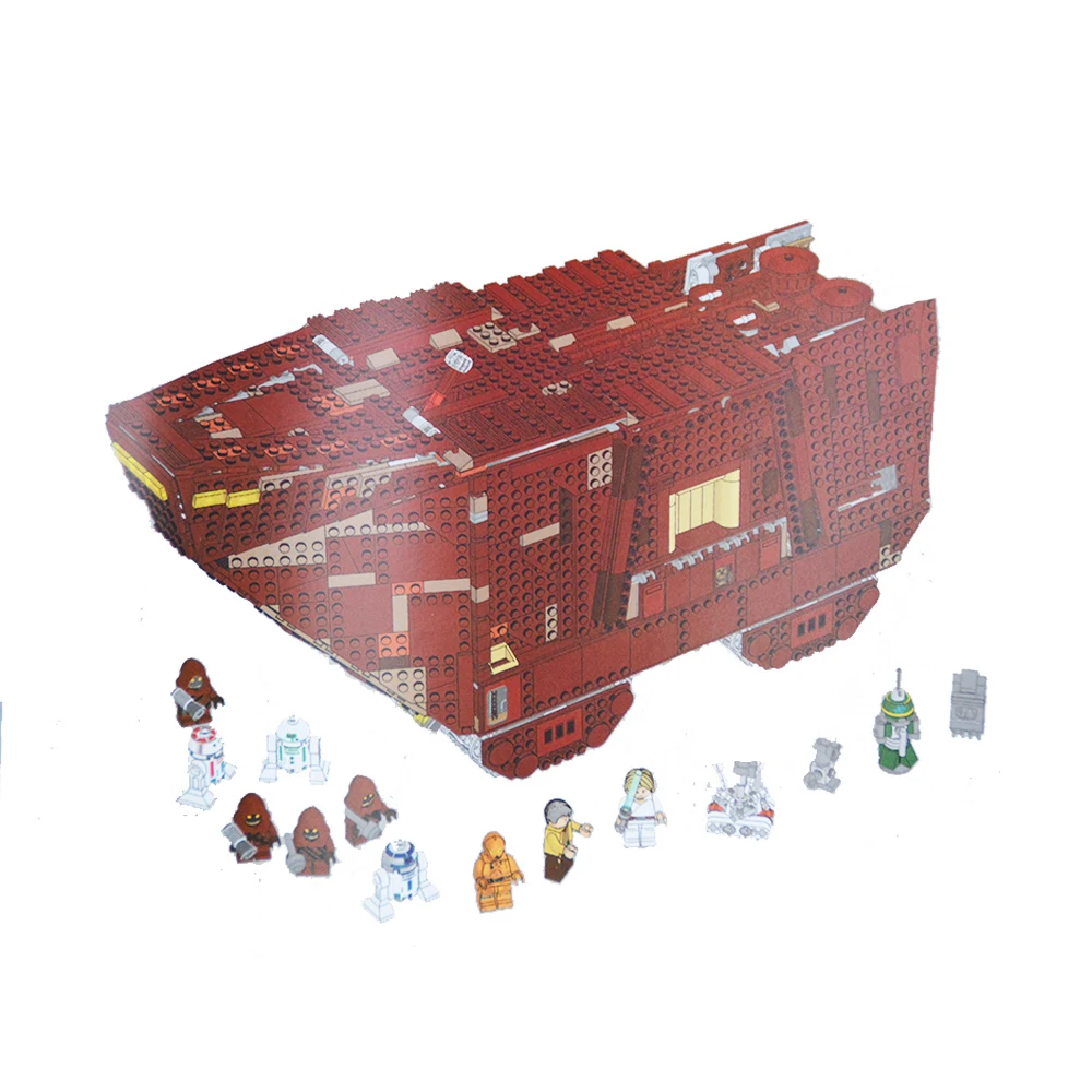 

3346Pcs Star Force Awakens Sandcrawler Wars Model Building Kit Blocks Brick DIY Educational Toys Compatible legoings 75059