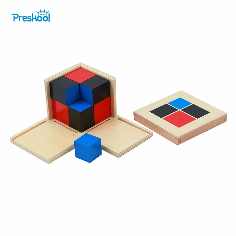  Baby Toy Montessori Standard Binomial Cube for Early Childhood Education Preschool Training Learnin