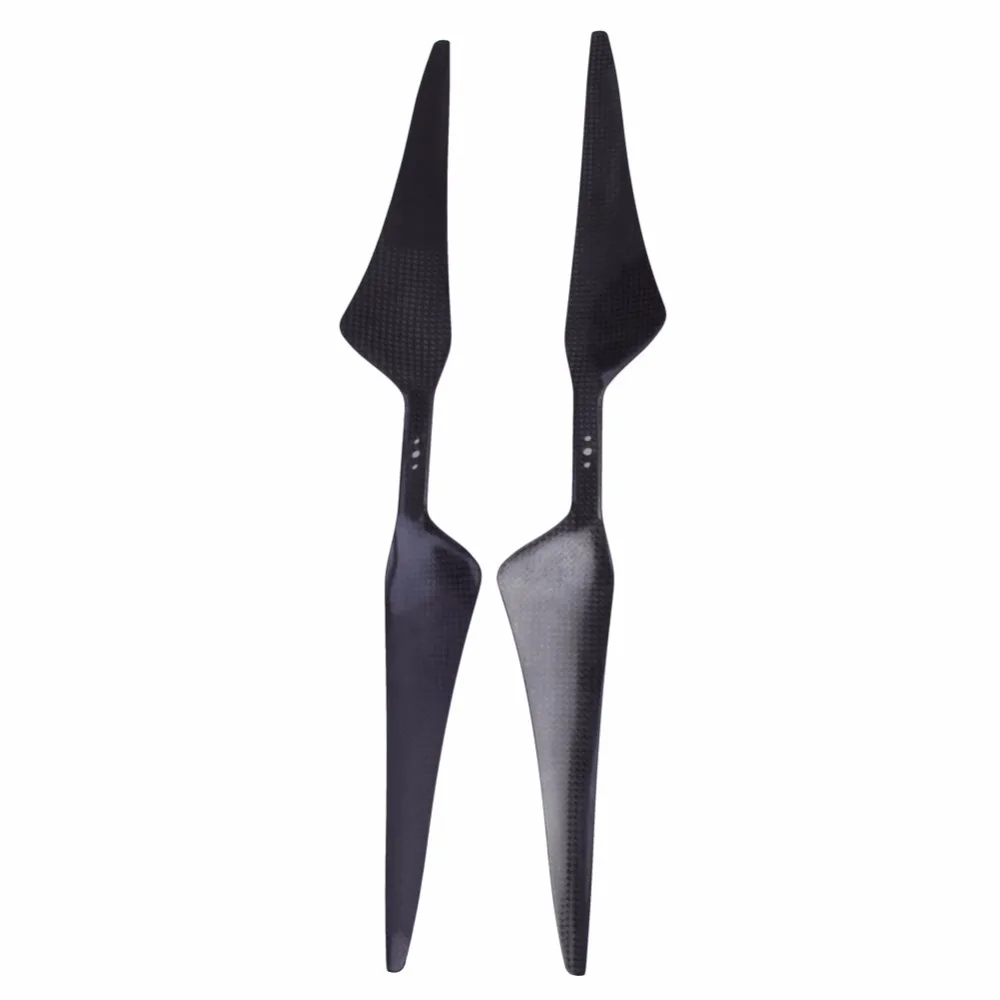 

Propeller 2pcs 1 Pair 1755 17X7.5 Carbon Fiber Propeller CW/CCW Props for QuadCoptor