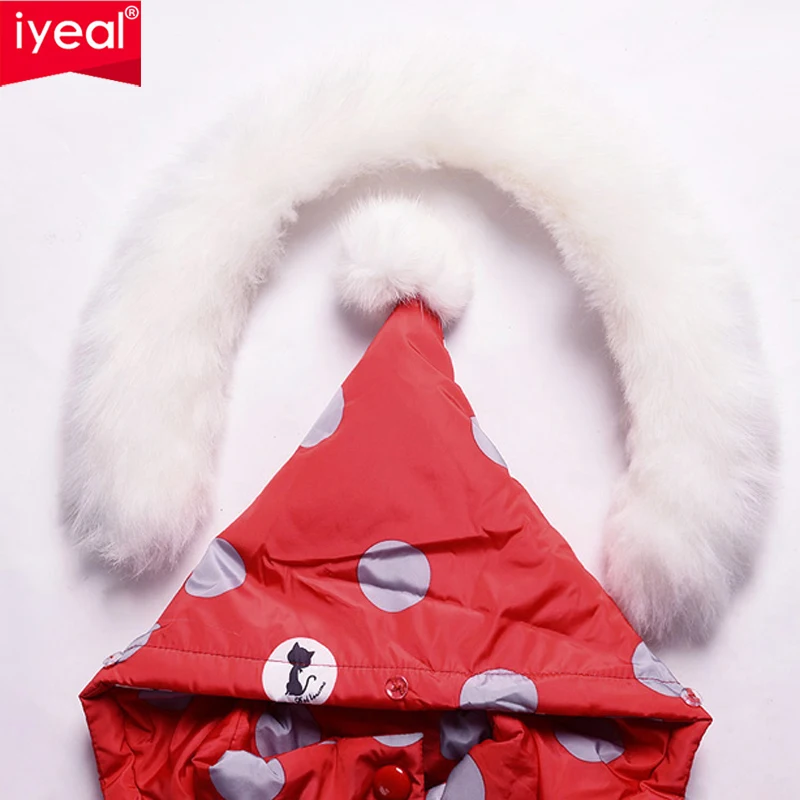 IYeal Winter Children Girls Clothing Sets Warm hooded Duck Down Jacket Coats + Trousers Waterproof Snowsuit Kids Baby Clothes