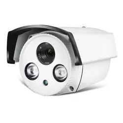 Открытый водонепроницаемый HD 1200 точек/дюйм аналоговая камера видеонаблюдения с инфракрасным прибором ночного видения Двухламповая