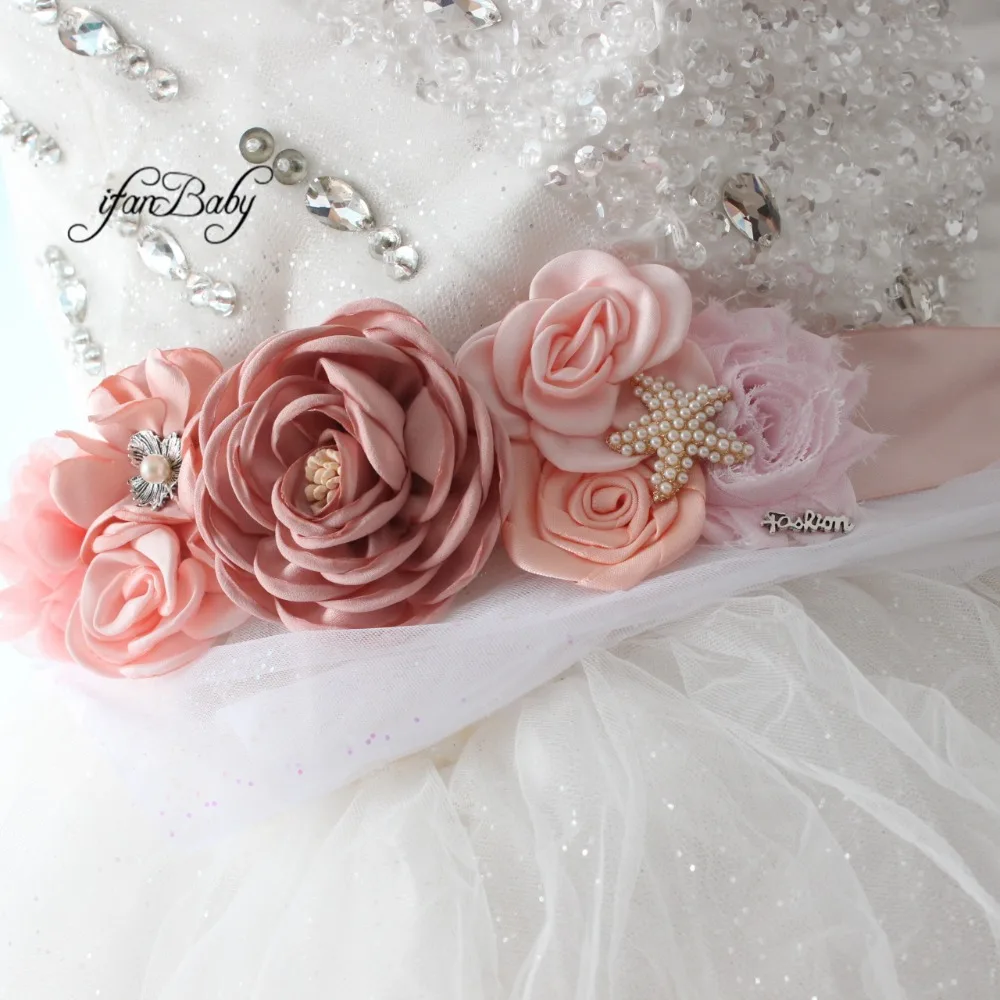 Women Flower sash belt  (6)