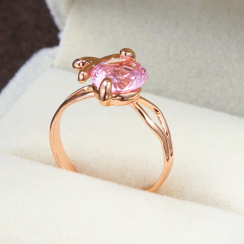 Elegant Gold Color Austrian Crystal Jewelry Set Pendants Necklaces Earrings Ring Rhinestone Bridal Jewelry Sets For Women