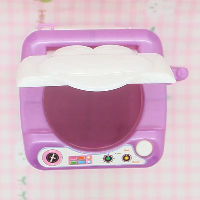 Kids Washing Machine Pre School Play Toy Washer Washing Beauty Sponges AN88