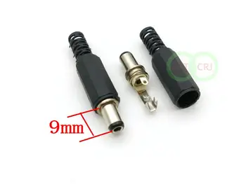 

100pcs DC 5.5mm x 2.1 mm Barrel DC Power Plug Connector for CCTV adapter