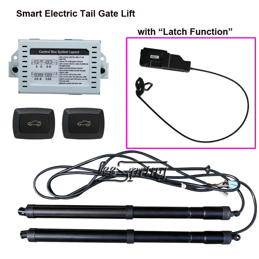 Умный авто Электрический задний подъемник ворот для Volkswagen VW Touareg набор управления Высота Избегайте щепотку с электрическим всасыванием - Цвет: Latch function