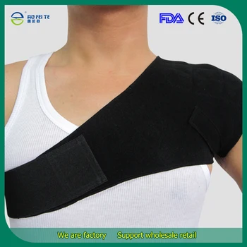 

2019 Free Shipping Self Heating Tourmaline Sports Single Shoulder Brace Postura Corrector Belt Ease Pains From Shoulder