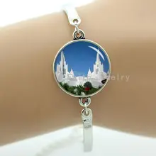 Для времени и всей вечности LDS mormons браслет храма религиозные украшения Золотые ворота мост Эйфелева башня Париж старый Лондон T396