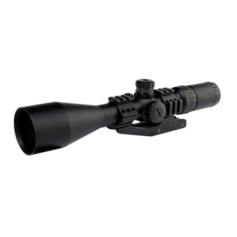 Hunting Optical Rifle Scope Tri-Illuminated Chevron Recticle&amp PEPR Cantilever Mount Tactical Holographic Airsoft 3.5-10X50BE | Спорт и