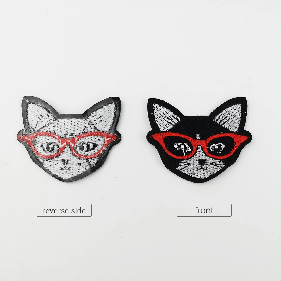 3D аппликация цветок вышивка патчи для Костюмы термонашивок ASOS одежды милый кот