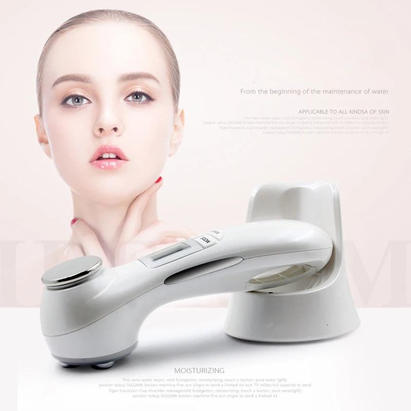  Double Facial RF Radio Frequency No Needle Mesotherapy Photon LED Light Skin Rejuvenation Face Lift - 32792172692