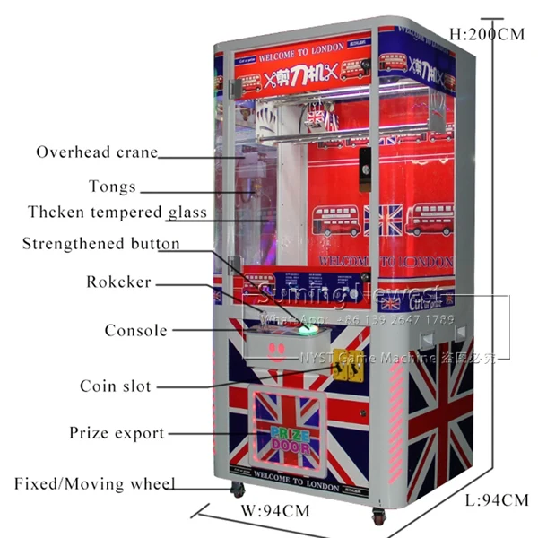 2019 New Design Amusement Machine Entertainment Coin Operated Toy Cranes Arcade Game Cutting Prize Gift Machine Scissor Game Machine 1