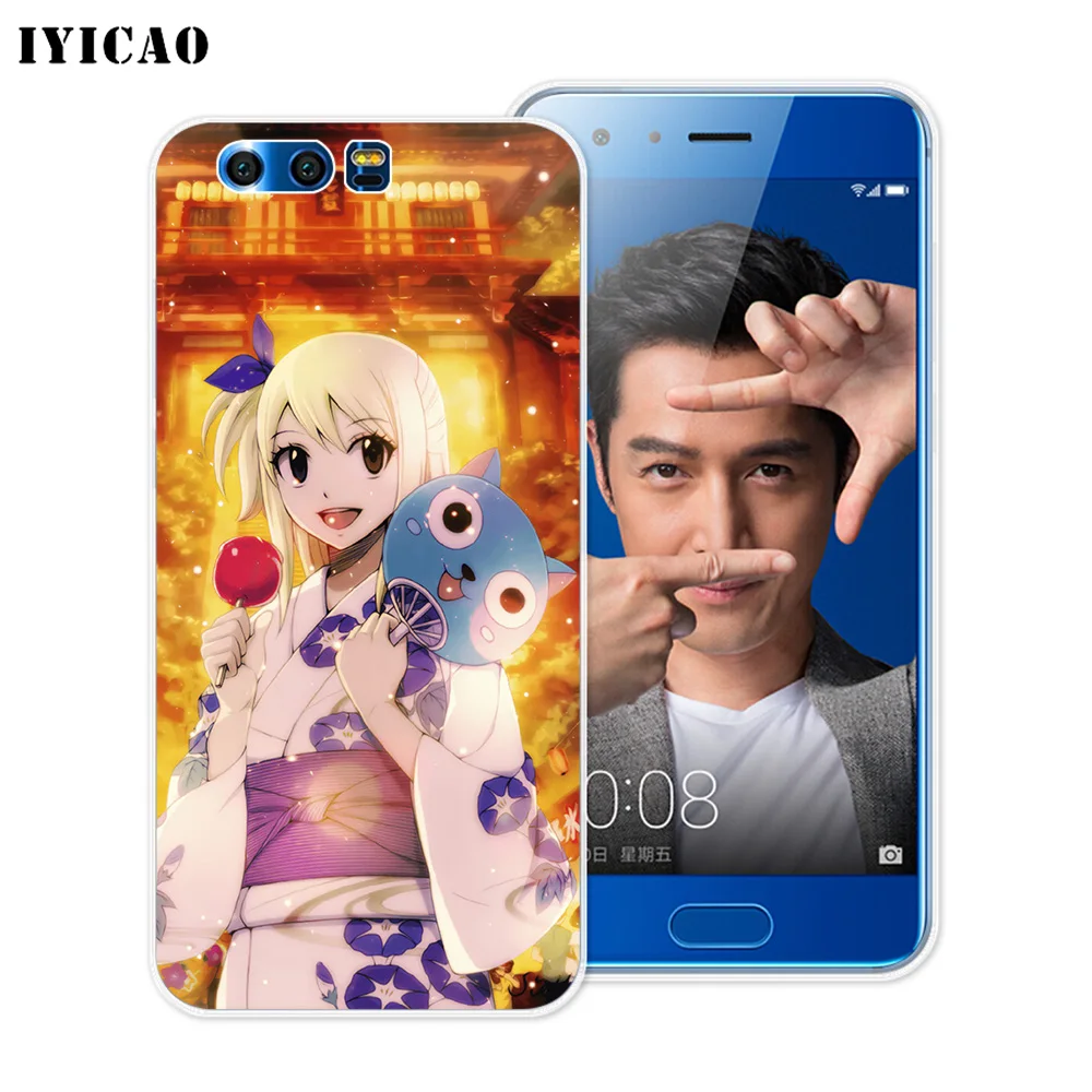 Мягкий силиконовый чехол IYICAO для Huawei Y9 Y7 Y6 Prime 2018 Honor 8C 8X 8 9 10 Lite 7X 7C 6A 7A