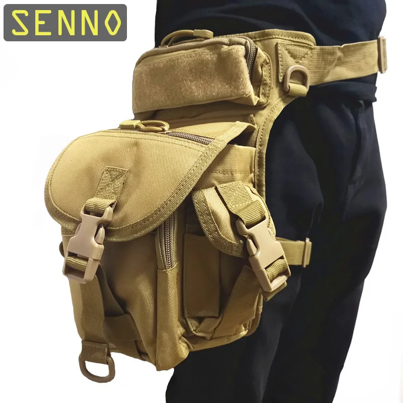 

Military Tactical Drop Leg Bag Tool Fanny Thigh Pack Hunting Bag Waist Pack Motorcycle Riding Men 1000D First Aid Kits