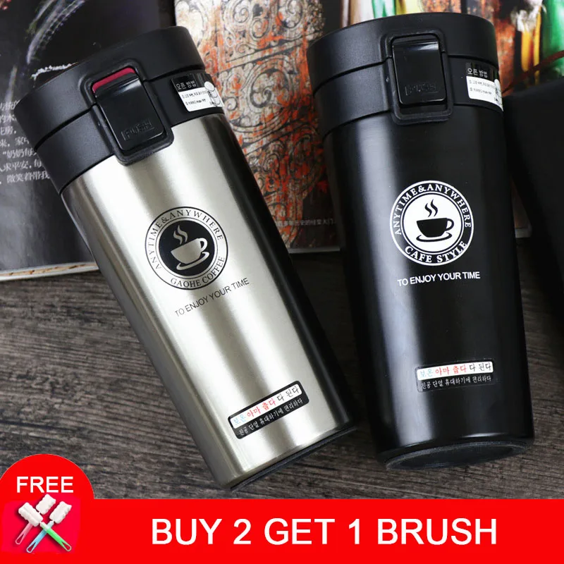 

Thermos Coffee Mug Double Wall Stainless Steel Insulated Cups Vacuum Flask Thermocup Coffee Travel Thermos Tumbler