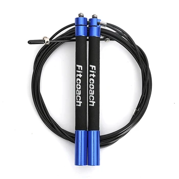 

Speed Jump Rope Ball Bearing Metal Handle Sport Skipping,Stainless Steel Cable Crossfit Fitness Equipment