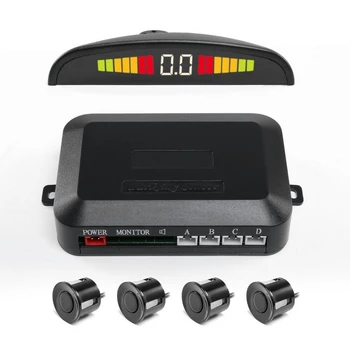 

Car Parking Sensors System With LED Display Indicator Auto Reversing Radar Monitor Detector Longevity Auto Parking Sensor