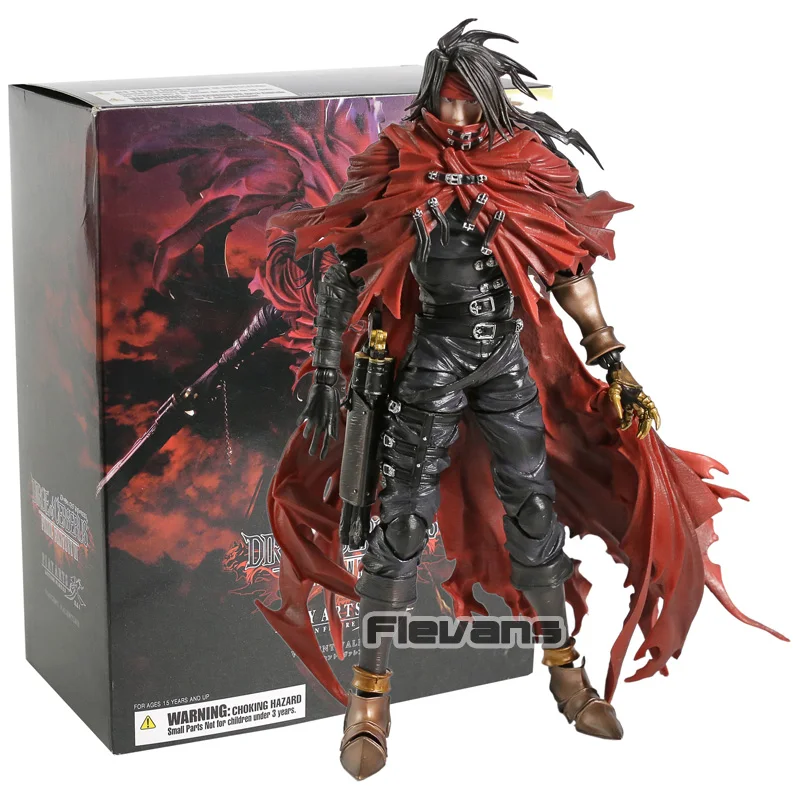 Dirge of Cerberus Final Fantasy VII Play Arts Kai Vincent Valentine ПВХ фигурка Коллекционная модель игрушки