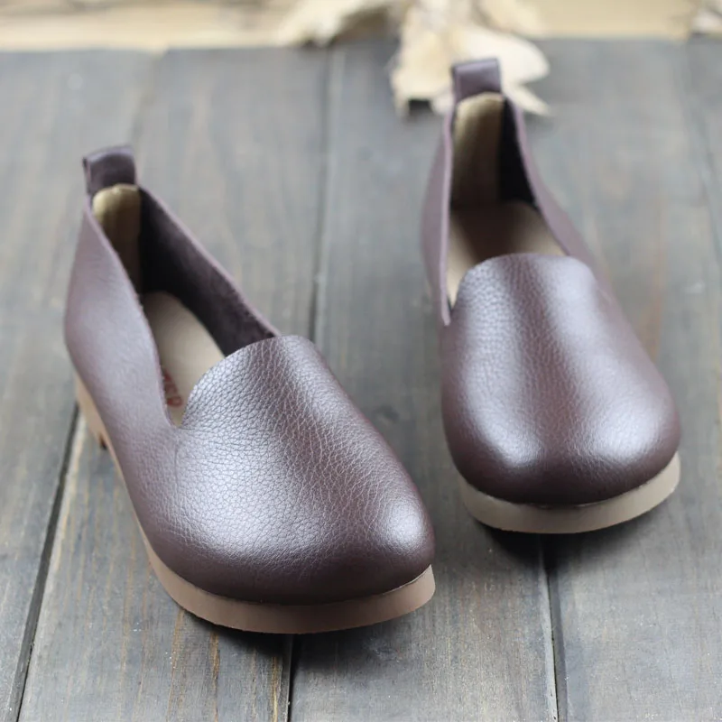 Careaymade-Head layer cowhide pure handmade flat shoes,cowhide overhead lazy shoes,comfortable soft sole single shoes Careaymade-Head layer cowhide pure handmade flat shoes,cowhide overhead lazy shoes,comfortable soft sole single shoes