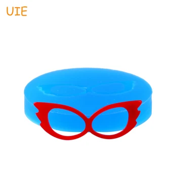 

FYL179U 42mm Cute Glasses Silicone Mold - Sugarcraft Food Safe Gum Paste Icing Candy Cabochon Ice Cream Push Mold