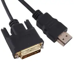 5FT 1,8 м HDMI/DVI DVI-D 24 + 1 контактный кабель Шнур 1080 P для HDTV HD PC PS3 xbox DVD #32300