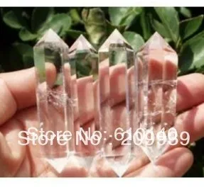 

00385 4 NATURAL Clear Quartz Double Terminated Crystal poinT