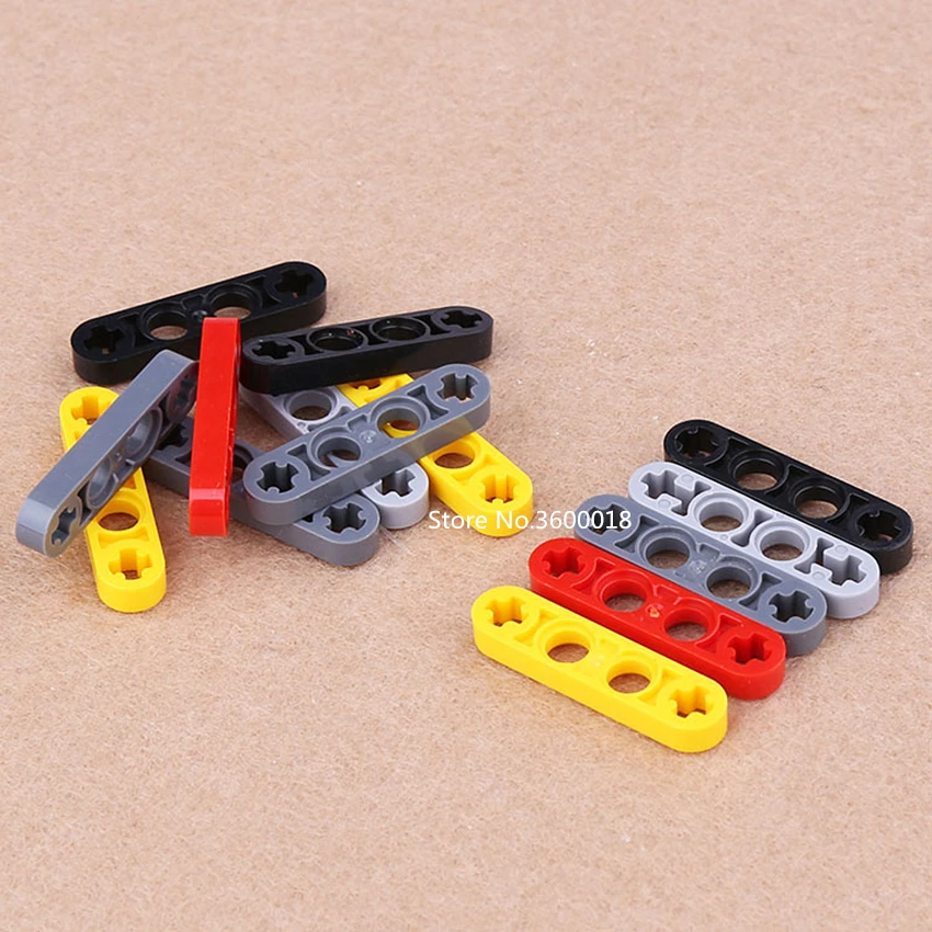 

20pcs/lot Liftarm Decool Technic parts Compatible with legos 32449 1*4 arm hole MOC DIY blocks bricks parts set