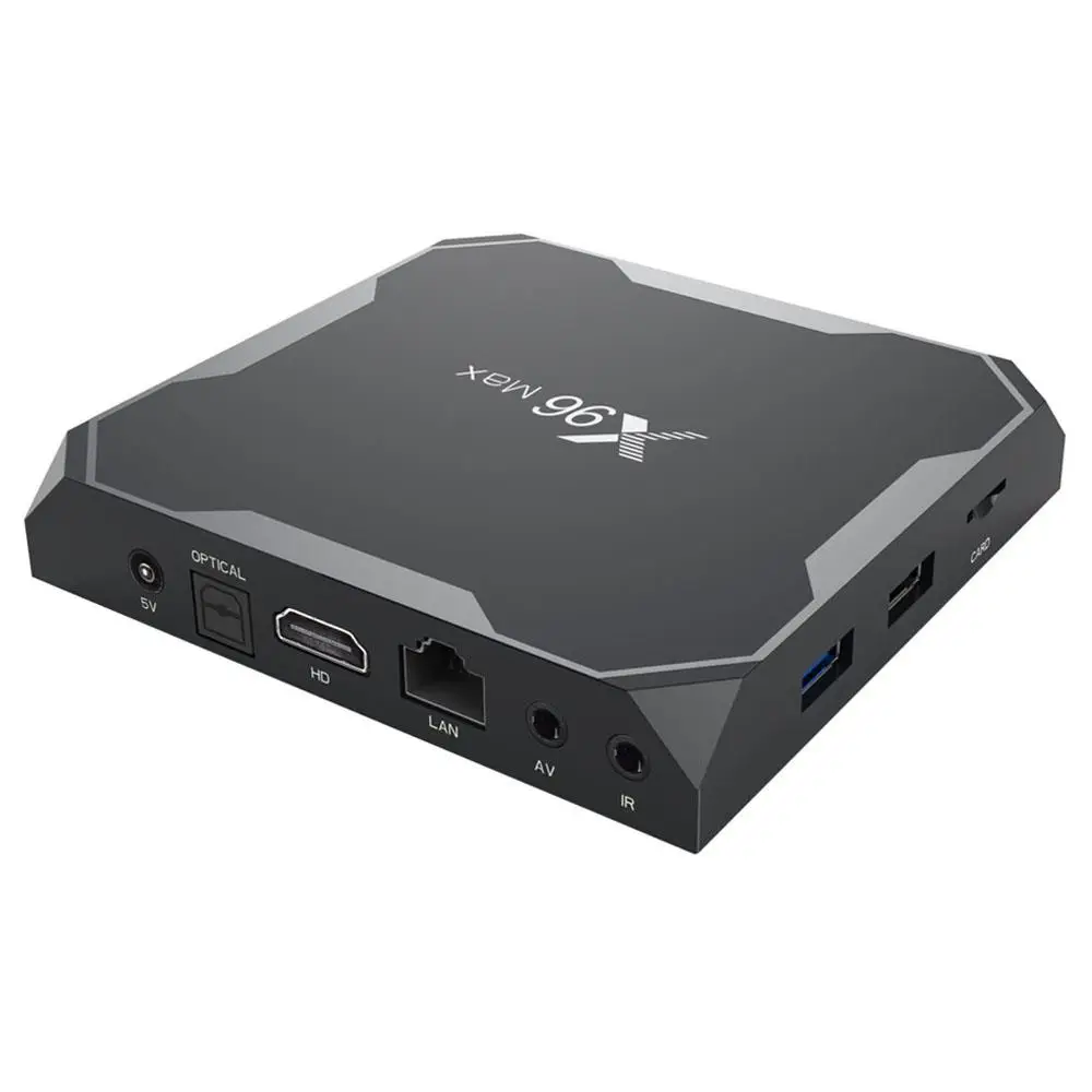 Оригинальный Смарт ТВ бокс Vorke X96 MAX на Android 8 1 Amlogic S905x2 4G DDR4 32 Гб 64 EMMC 2 4G/5G WIFI Bluetooth LAN