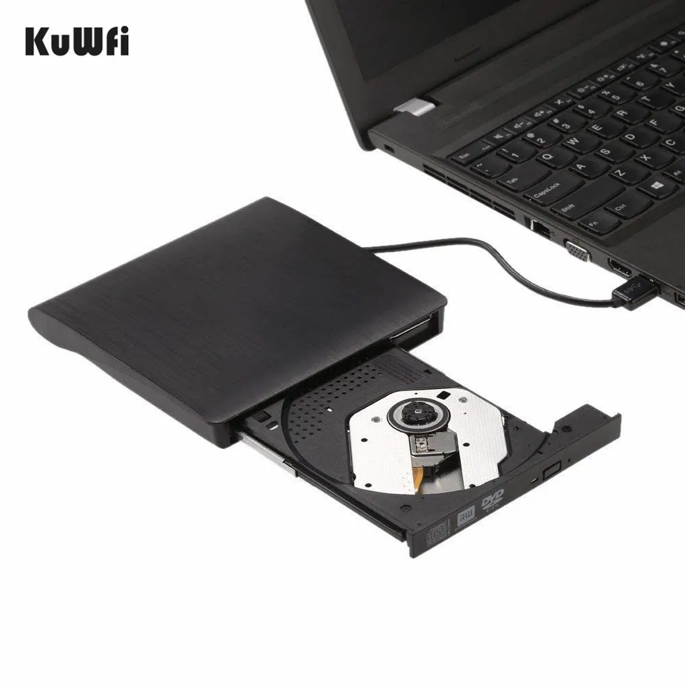 Матовая портативная внешняя DVD горелка с USB 3 0 плеером записывающим устройством