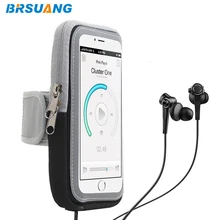 BRSUANG универсальная сумка для рук 4-6 дюймов мобильный нарукавный чехол для телефона Бег Спорт Arm держатель на ремешке для iPhone samsung huawei Xiaomi и т. д