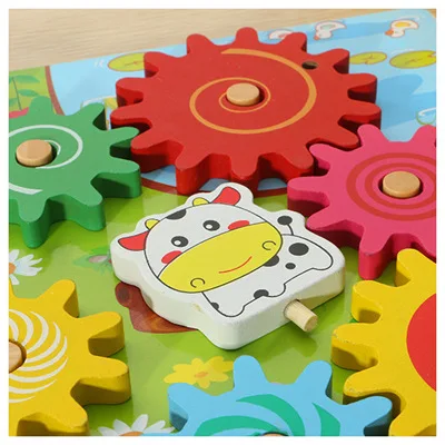 GEEKKING 3D wooden toys for kids gear set know animal color preschool early teaching kindergarte educational toy baby boys girls GEEKKING 3D wooden toys for kids gear set know animal color preschool early teaching kindergarte educational toy baby boys girls