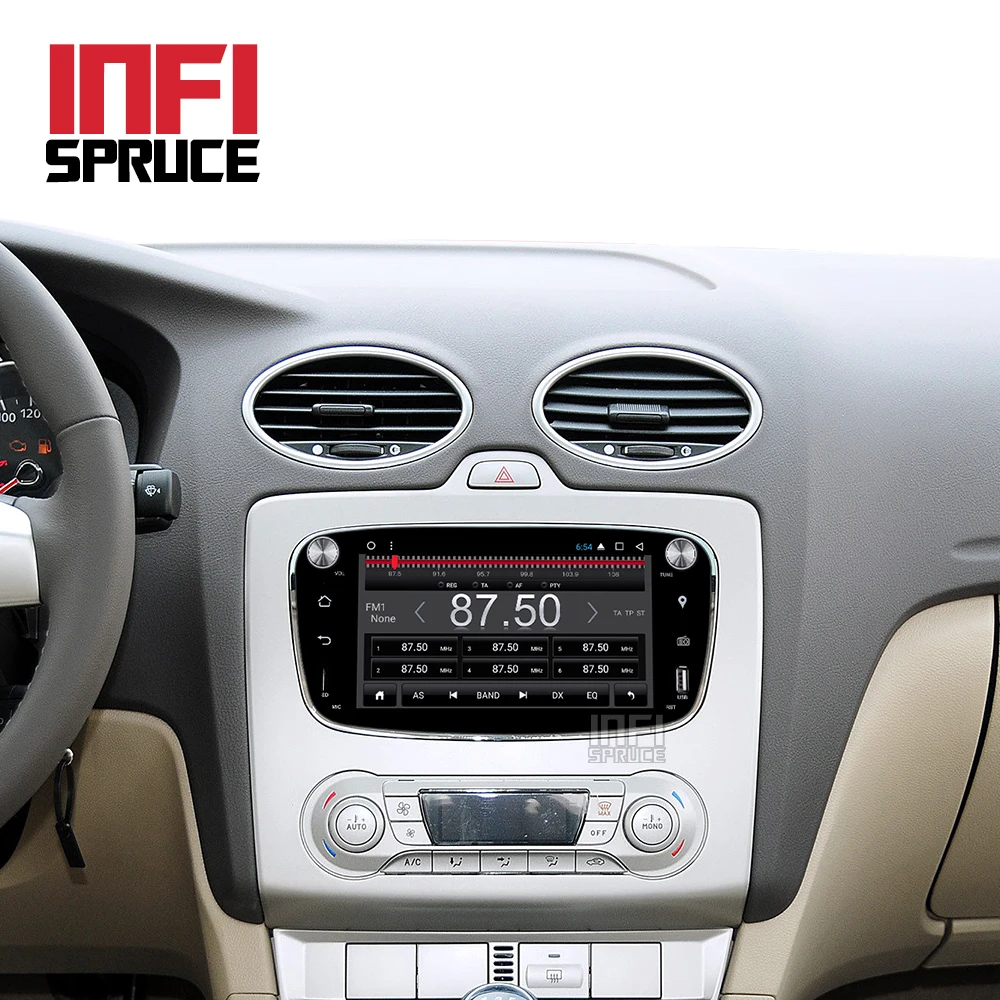 Best Android 8.1 Car dvd for Ford focus Mondeo S-max smax Kuga c-max 2009 2010 2011 with radio gps media player 1024*600 navigation 1